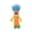 A002- Orange, variant on Dog Plush Squeaky Toy Purple Interactive Tug Of War For Medium Large Dogs 1 Pack