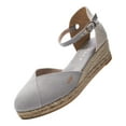 thumbnail image 3 of Pubol Canvas Espadrille Wedges, 3 of 6