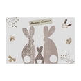 thumbnail image 1 of SLYNSHome Rabbit Bunny Happy Easter Placemats 12x18 Inch Seasonal Spring Table Mats for Party Kitchen Dining Decoration, 1 of 7