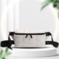 thumbnail image 4 of Bolsa De Pecho Bolso bandolera informal Bolso de pecho ligero Turismo Senderismo Camping (Blanco), 4 of 5