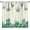 Cactus-4, variant on Cactus Valance Curtains for Living Room Bedroom, Boho Succulent Kitchen Curtains Valances, Watercolor Botanical Exotic Plants Curtain Valances for Windows Bathroom, 1 Panel 52"x18", Green White