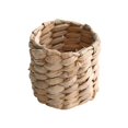 thumbnail image 1 of Anillo de servilleta de tejido rústico hecho a mano con hebilla de cucurbita de cola de gato natural para decoración de mesa de cena, suministros para fiestas de bodas, Rush, 1 of 5
