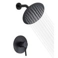 thumbnail image 1 of sumerain Black Shower Faucet, Matte Black Shower Fixtures Shower Mixer, Rough-in Valve Included, 1 of 5