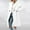 White, variant on Women's Wool Coat Blouse Thin Coat Trench Long Jacket Ladies Slim Long Belt Elegant Overcoat Outwear Girls Western Wear Jackets Women Casual plus Size Womens Vests Outerwear Womens Shirt Jacket Satin