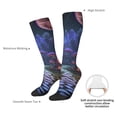 thumbnail image 4 of Naloa Jungle Path Glowing Mushrooms Thigh High Socks Extra Long Stretchy Sock Women Over Knee High Opaque Stocking Daily Wear, 4 of 6