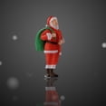 thumbnail image 1 of Figuras de s a escala 1/64, decoración de casa de muñecas, decoración de bonsái para el hogar, tren realista, modelo arquitectónico, juego de Papá Noel con bolsa CUTICAT Figuras de personas, 1 of 8