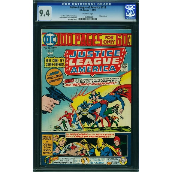 Justice League of America #114 - CGC 9.4 Comic Book
