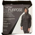 thumbnail image 3 of Frogg Toggs All-Purpose Rain Suit for Men, Waterproof Rain Jacket & Pants, Black, Size XL/2L, 3 of 3
