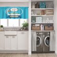 thumbnail image 5 of LALILO Kitchen Curtain Valance Merry Christmas Christmas Rod Pocket Window Curtain 52"x 18" Set of 2, 5 of 5