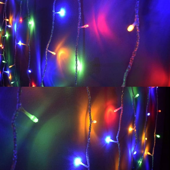 SLFR-Xmas Lights String Lights 500 LED 165feet 8 Modes Plug in String Lights 30V Fairy Lights Home Garden Party Wedding Xmas Tree Bedroom Window Curtain Decoration(Multicolor)
