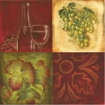 thumbnail image 3 of Gorham, Gregory 12x12 Black Modern Framed Museum Art Print Titled - Wine Collage I, 3 of 5