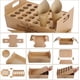 thumbnail image 2 of Cono de boda con trozos de papel de colores, 60 piezas de cono de papel kraft para boda, con bandeja de cartón de estilo portátil, utilizado para decoración de bodas ER, 2 of 5