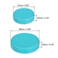 thumbnail image 2 of Mason Jar Lids, 18 pack Plastic Storage Lids with Seals, 10 Regular Mouth 8 Wide Mouth (Light Blue), 2 of 6