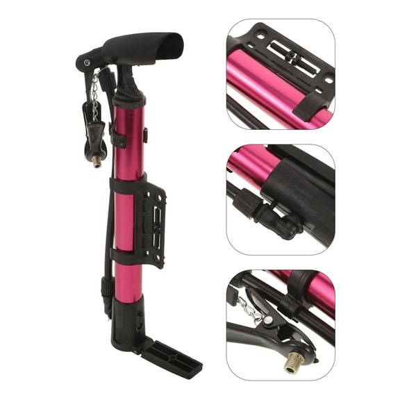 Worgeous Portable Mini Air Pump for Bike Use Multi Color Aluminum Alloy Compact and Lightweight Design Fits