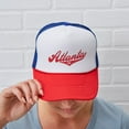 thumbnail image 6 of CafePress - Atlanta GA - Adjustable Unisex Printed Trucker Hat with Mesh Back, 6 of 10