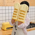 thumbnail image 3 of Manoplas para Horno Manoplas de Cocina de poliéster Resistentes al Calor Horno, Guantes para Horno Manoplas Protectoras aisladas para Horno, Manoplas para Horno para Hornear Guantes Resistentes JM, 3 of 4