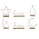 thumbnail image 4 of Toystoory Ramadán Modelado Luz Eid Decoración Luz Tira de hierro Adorno Lámpara Lámpara de Mezquita Luna Estrella Hogar Amor para Iluminación y accesorios No.6 Toystoory HA024758-06, 4 of 6