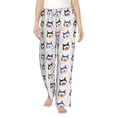 thumbnail image 2 of Lsque Cute Dog Print Women's Pajama Pants, Lounge Pant - Comfortable Home Wear,Elastic Waistband, Stylish Design-Medium, 2 of 9