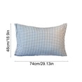 thumbnail image 3 of Skin-Friendly Breathable Pillowcase for Adults - Bohemian Style Polyester Cushion Cover, Extra-Large Size, Comfortable and Moisture-Wicking, Perfect for Bedroom Bedding Blue, 3 of 6