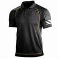 thumbnail image 2 of Independence Day Polo Shirt for Men 2026 Summer Casual Short Sleeve Collared Us Flag Printed T Shirts, 2 of 3