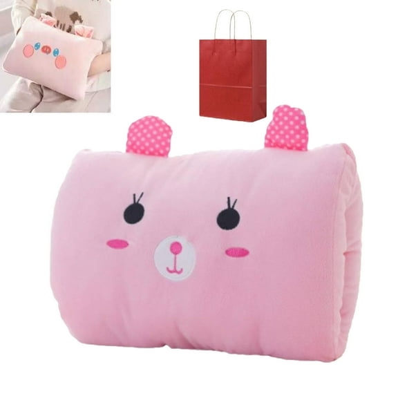 Kids Cartoon Hand Pillow, Cute Plush Animal Hand Warmer, Hand Warmer Pillow