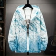 thumbnail image 2 of KaLI_store Men's Jackets Casual Men's Casual Lightweight Jacket Cotton Windbreaker Light Blue,L, 2 of 4
