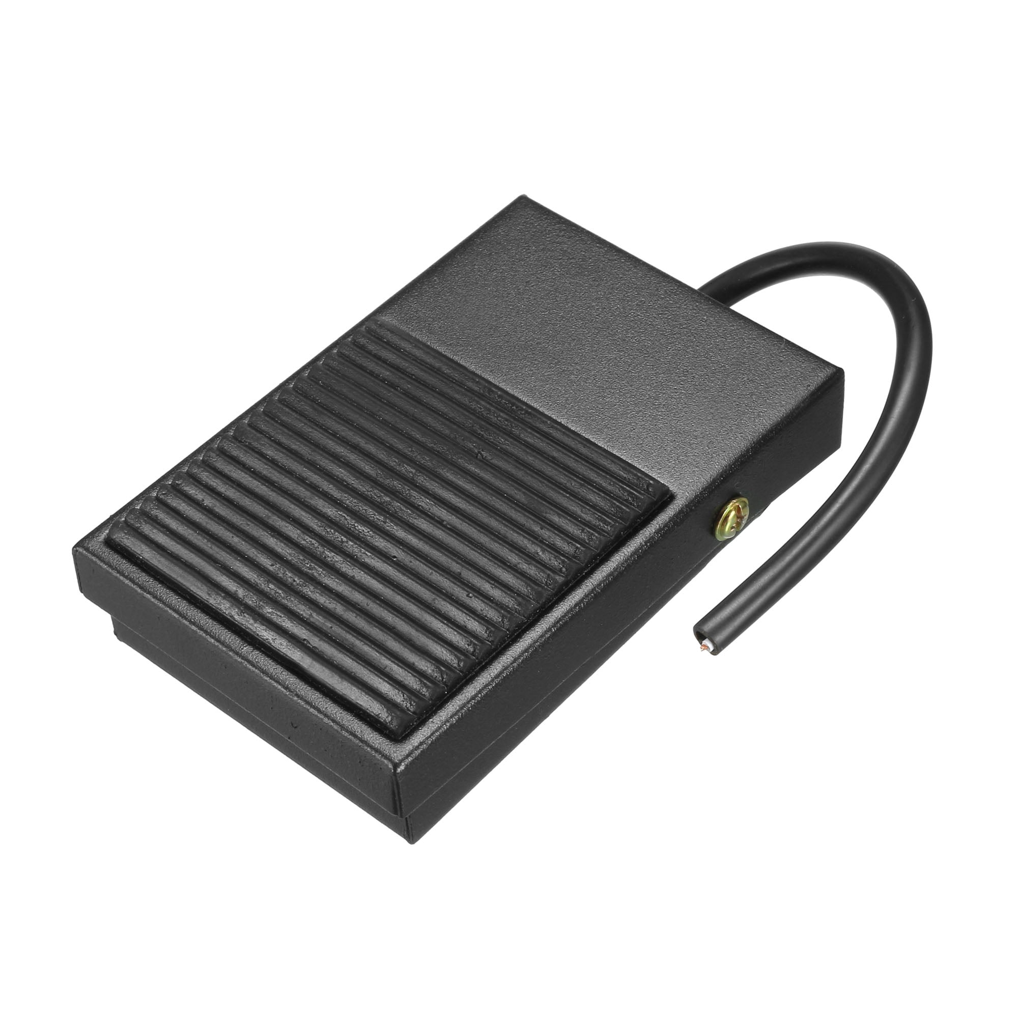 Aluminum case Power Foot Pedal Switch SPDT NO NC Momentary Non-Slip Industrial Electric 250V 10A 