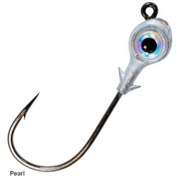 Z Man Redfish Eye Jighead 1/4oz Pearl 3pk