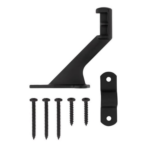 National Hardware 5060152 Steel Handrail Bracket, Black