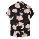 thumbnail image 4 of Camisas Vaqueras Para Hombre Manga Larga Camisa de solapa de manga corta con estampado suelto de moda de verano para hombre (Black, M), 4 of 7