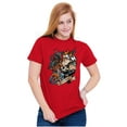 thumbnail image 4 of Betty Boop Biker Flaming Skull Tattoo Women Plus Size Graphic Tee Tees Brisco Brands 2X, 4 of 5