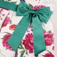 thumbnail image 6 of Zwiiyzr 2-8Y First Communion Dress Flower Girl Dress Elegant Short Sleeve Satin A-Line Bridesmaid Princess Dress for Wedding Party Mint Green, 6 of 8