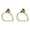 Gold-2Pcs, variant on 2 Pcs Antique Brass Towel Ring, Half Round Wall Mounted Hand Towel Holder for Bathroom, Copper Finish Bathroom Hardware with Flared Design for Classic Kitchen or Vanity