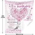 thumbnail image 4 of 13 Year Old Girl Birthday Gifts, Best Gifts for 13 Year Old Girls, 13th Birthday Gifts Ideas for Girls, 13th Birthday Gifts for Girls Blanket 60"x50", 4 of 5