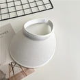 thumbnail image 3 of Cloth Covered Slip On Visor, Sun Sports Visor Hats Cap for Women Adjustable Cap, 3 of 3