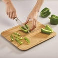 thumbnail image 2 of Joseph Joseph Chop2Pot Folding Chopping Board, Bamboo, Large - Brown, 2 of 3