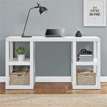 - Mainstays Double Pedestal Parsons Desk, Multiple Colors