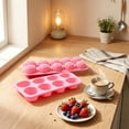 thumbnail image 5 of Rose Cake Mold 10 Cavity Flower Silicone Baking Tray for Muffins Cupcakes Chocolate Candy Soap Making Floral Design Non Stick Dishwasher Safe Style B#075, 5 of 5