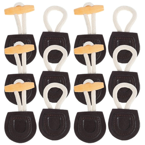 SOPOTUTU 6Pairs Practical Clothing Toggle Buttons for Coat Closure and Garment Accessories