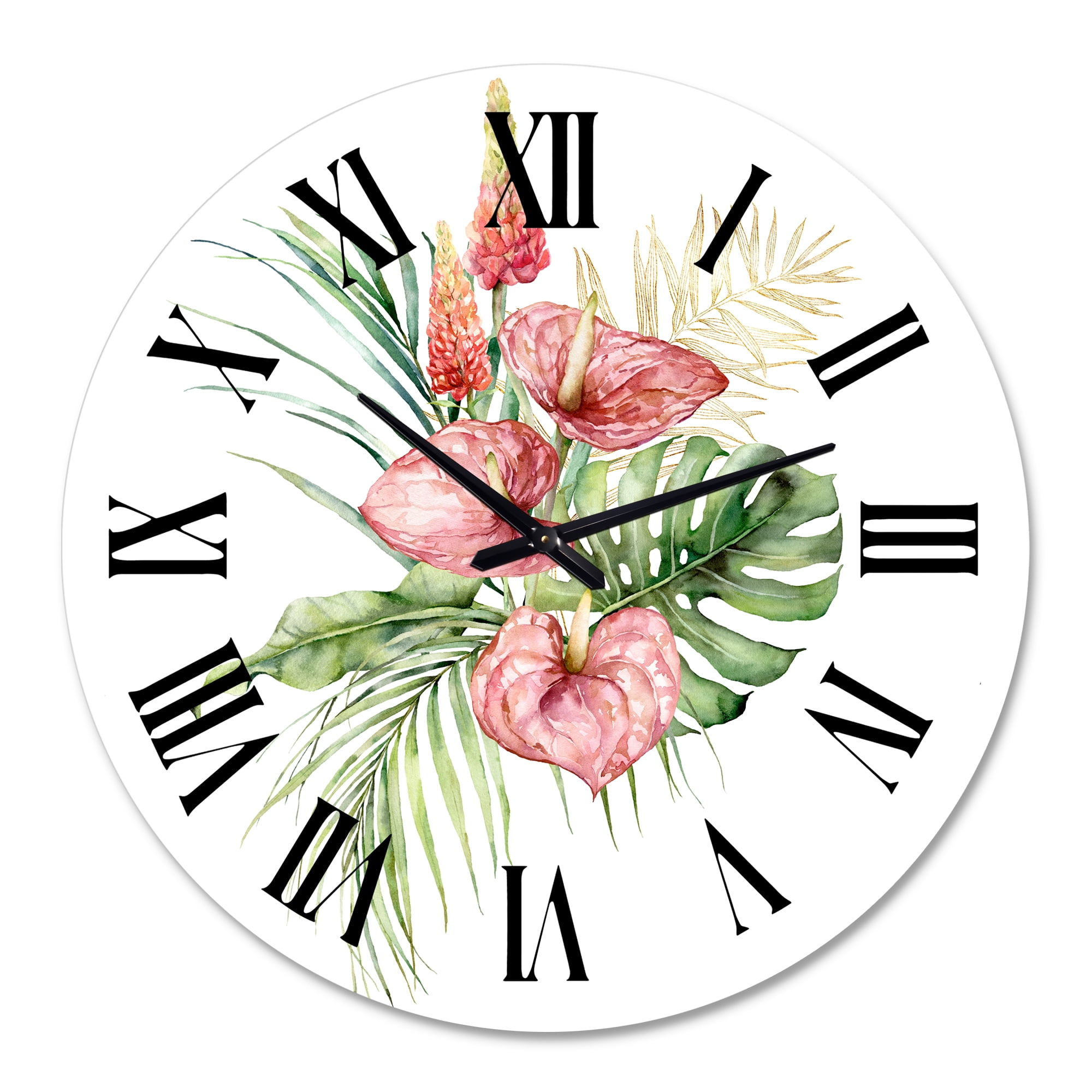 Designart 1 in Quartz Traditional Wall Clock