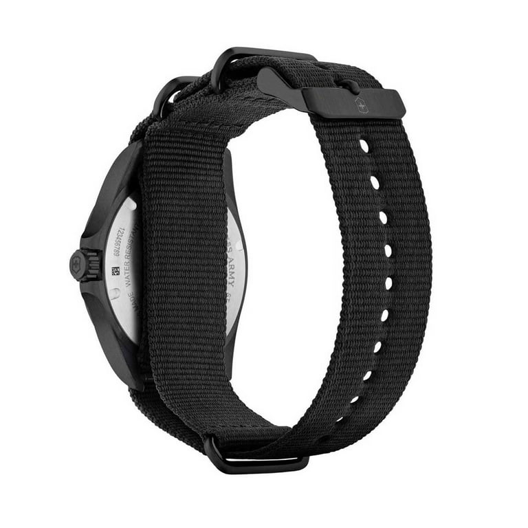 Victorinox Swiss Army 241972 Men's Heritage Black Strap Watch