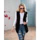thumbnail image 1 of Chaqueta de felpa con capucha para mujer, chaleco de color sólido europeo y americano de longitud media, nuevo estilo caliente, otoño e invierno, 2023, 1 of 4