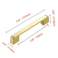 thumbnail image 6 of Utopia Alley Marino Pull Handle - Decorative Cabinet Drop Pull Handles- Vintage Cabinet Hardware with Hand Finished Polished Gold - Metal Drawer Pull Handle, 5.0" Center to Center, 6 of 9