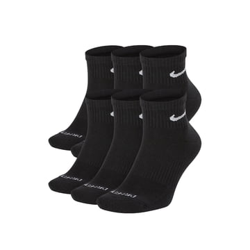 Nike Everyday Plus Cushion Ankle Training Socks Black 6-Pack