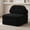 Black, variant on Foldable Sofa Bed in A Box,Portbale Compressed Chair Bed,Corduroy Convertible Twin Sleeper Chair,Full Foam Fold Out Chaise Lounge for Living Room,Bedroom,Apartment (Grey)