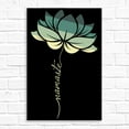 thumbnail image 2 of Zen Room Wall Decor Namaste Lotus Flower Canvas Art Work, 2 of 4