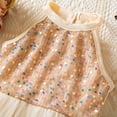 thumbnail image 5 of Ulitacool Sundress For Girls Sleeveless Sparkly Dress For Summer Party Gown With Sequin Details Birthday Celebration Attire Basic Clothes 6-7 Years Rose Gold, 5 of 8