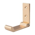 thumbnail image 1 of Eigraketly Ganchos montados en la pared de aleación de aluminio duraderos para ganchos plegables de función práctica ganchos colgantes Artesanía oro esmerilado, 1 of 6