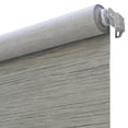 thumbnail image 2 of Lumi Cordless Natural Fabric Roller Shades Light Filtering (4 Colors) 55 W x 72 H Inches - Grey, 2 of 6