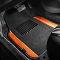 thumbnail image 4 of FH Group, Orange Black Carpet Floor Mats & Trunk Cargo Mat Combo Full Interior, 4 of 7